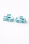 Matte Boxy-Rectangular Hair Clip (Pack of 2)