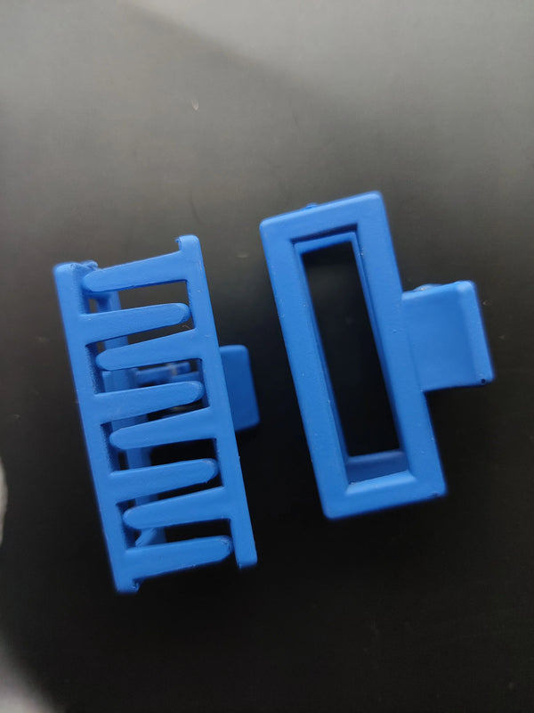 Matte Boxy-Rectangular Hair Clip (Pack of 2)