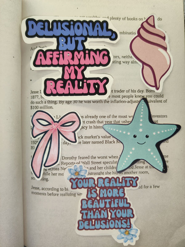 Delusional Stickers Pack of 5