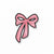Pink Bow Sticker
