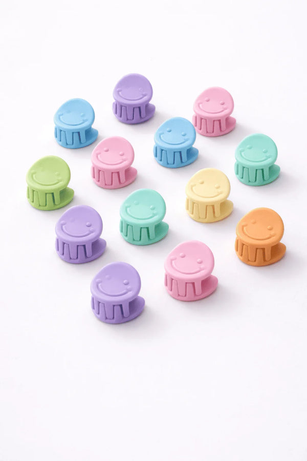 Cute Mini Smiley Clips (Pack of 2)