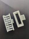 Matte Boxy-Rectangular Hair Clip (Pack of 2)