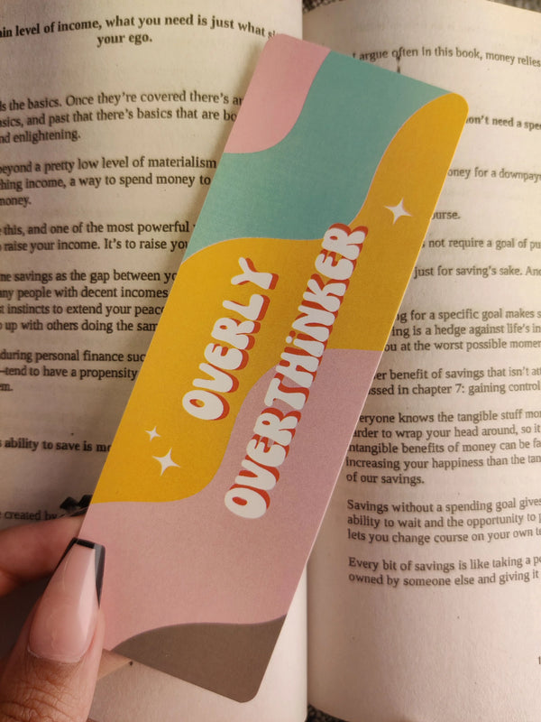 Overly Overthinker Bookmark