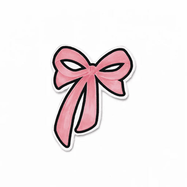 Pink Bow Sticker